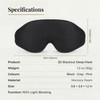 Silk Sleep Masks for Women & Men 100% Blackout Eye