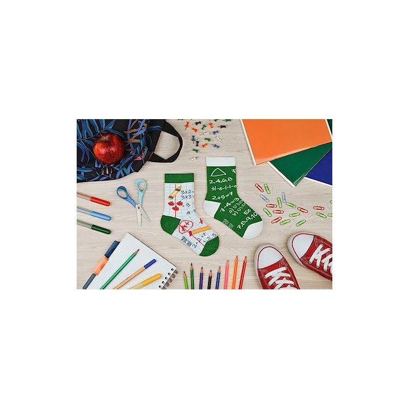 Spox Sox Casual Unisex for Kids - Fun, Multicoloured, Colourful,