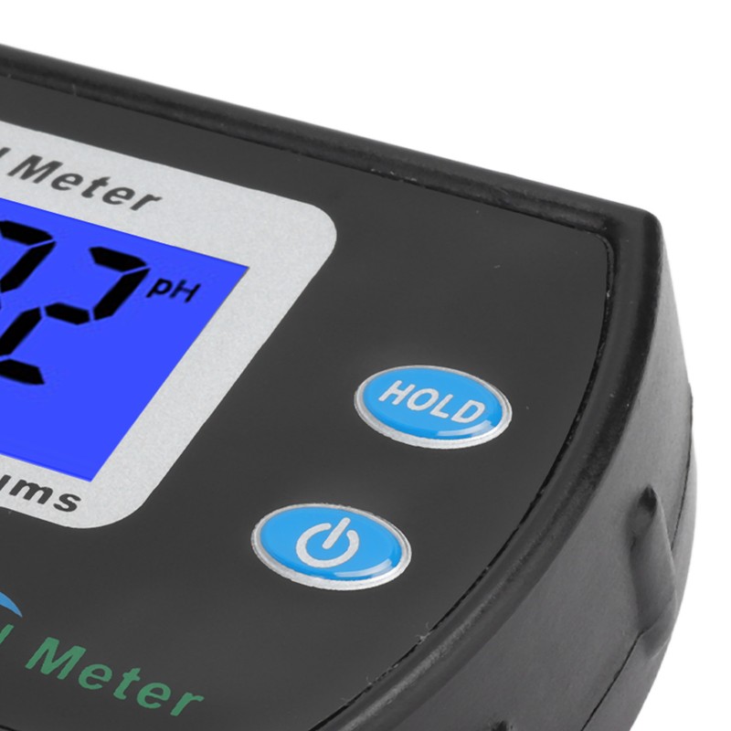 PH Meter LCD Large Screen Display Backlight Water Quality Tester