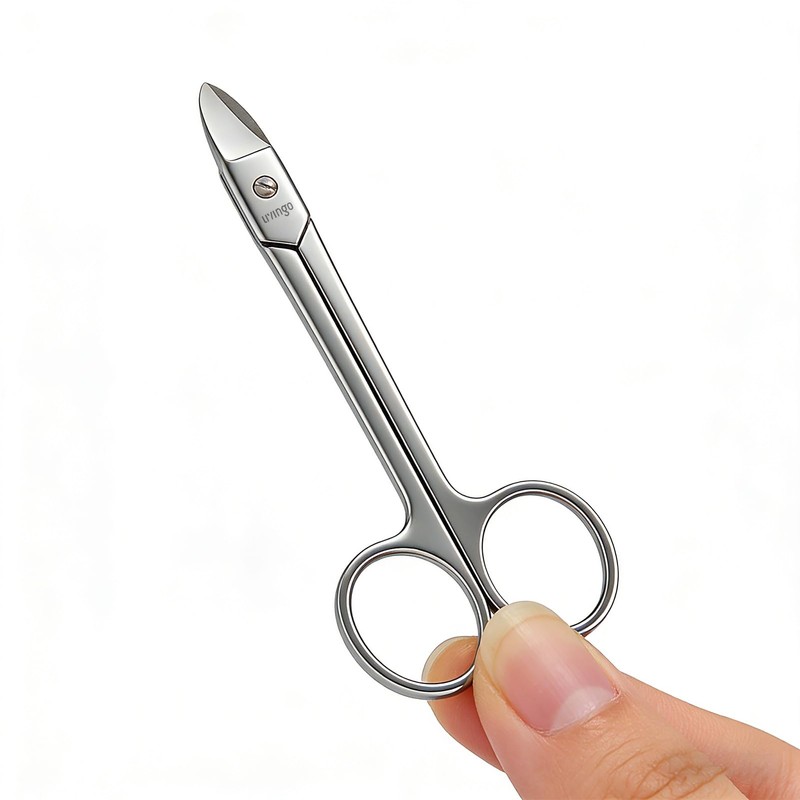 LIVINGO Professional Sharp Toenail Scissors - 4.25" Heavy Duty Small