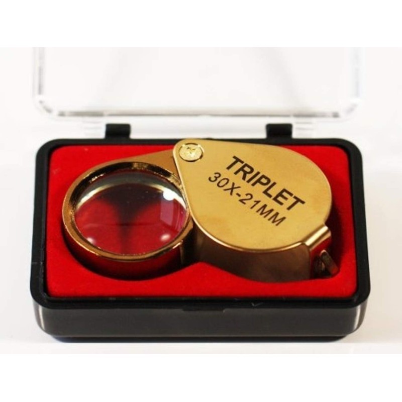Coin Collectors Professional Magnifying Eye Loupe 30x Optical Glass