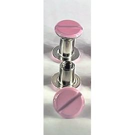 Q-tools® book screws/screw rivets, book screws, 5 mm, pack of 20, Chicago screws, belt screws, decorative rivets, leather rivets for leather processing