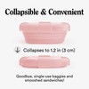 Stojo Collapsible Sandwich Box - Reusable Pocket Size Travel Camping
