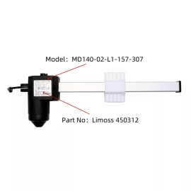 Limoss Linear Actuator Motor Limoss 450312 Model MD140-02-L1-15