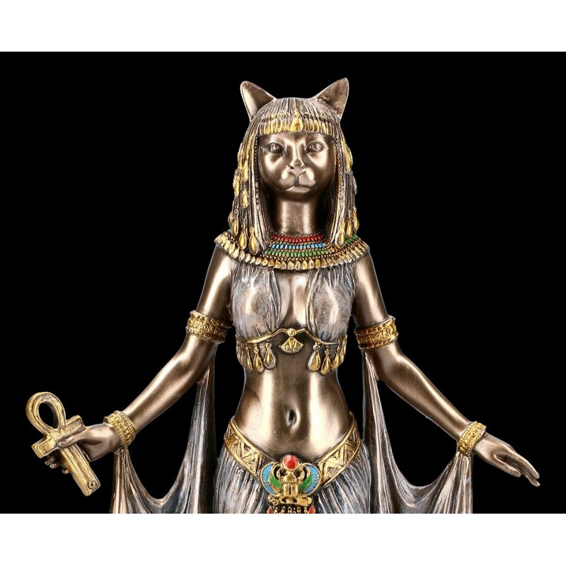 Unbekannt Ancient Egyptian Bastet Figure with Ankh Veronese Cat Goddess