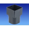 Wavin OSMA 4T836 BLACK Drain Adaptor Square to Round for