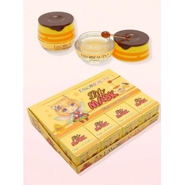 Bálsamos Labiales En Forma De Tarro de Miel, Paquete de12 Pcs, Contiene 6 ml por pieza, Repara e Hidrata los Labios Secos y Agrietados.
