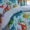 "Kids Club Dinosaurs Bed Duvet Cover and Pillowcase Set, Polyester-Cotton,