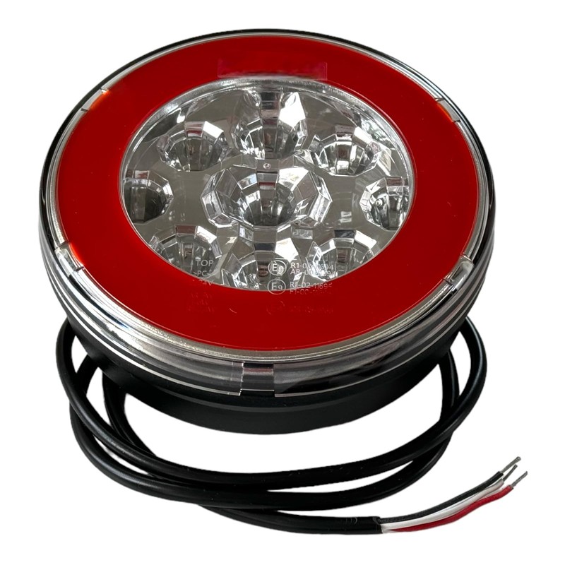 MelTruck® 2 Function Round Neon LED Rear Fog Light E9