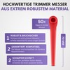 Filzada ® 50 x Grass Trimmer Blades Suitable for Gardena