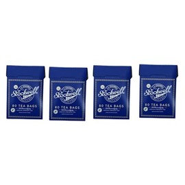 Stockwell & Co - 80 black Tea Bags 200G (pack of 4 total 320 tea bags)