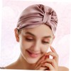 Beavorty Silk Hair Drying Cap Soft Comfortable Bath Cap Fast