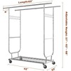 Poncho Clothes Rack, Heavy Duty Clothes Rack, Commercial-Grade Metal Frame,