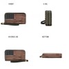 MKF Collection USA Wristlet Wallet for Women's, American Flag Vegan