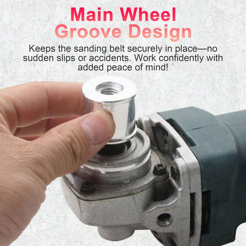 VISLONE Precision File Sander,Angle Grinder to Belt Sander Converter Kit,