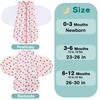 BSTOPPT Newborn Sleep Sack Baby Swaddle,swaddle me 3-6 month,3-Way Adjustable