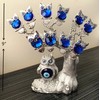Betterdecor Blue Evil Eye Turkish Nazar Money Fortune Tree Owl