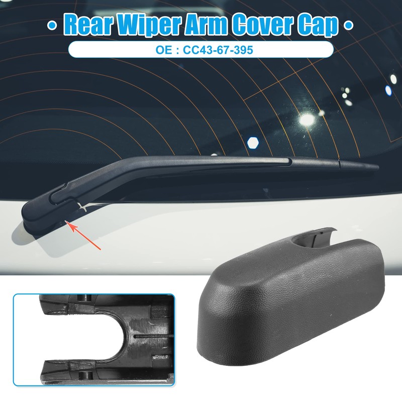 ACROPIX Rear Wiper Arm Nut Cover Cap for Mazda Compatible