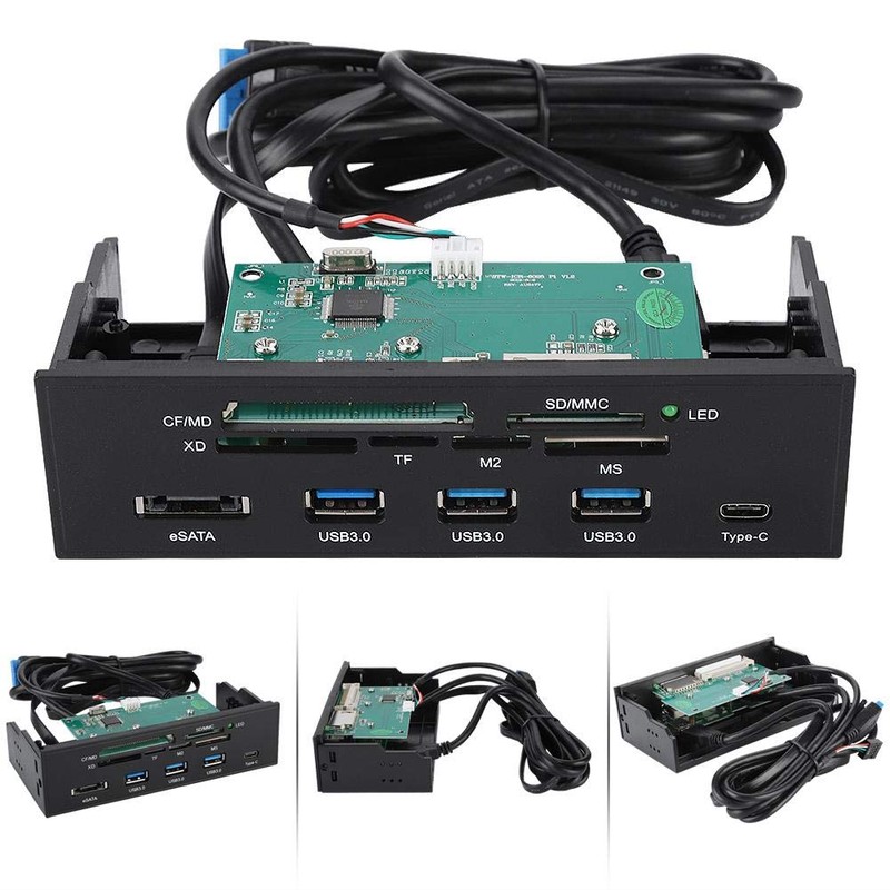 5.25inches Multifunction Internal Card Reader Dashboard - PC Front Panel