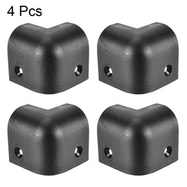 sourcing map Speaker Corner Protectors Cabinets Edge Corner Speaker Stackable Guard Wrap Angle Case Protection 4pcs