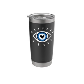 Evil Eye Spiritual Protection Esoteric Mystical Themed Stainless Steel Insulated Tumbler