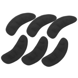 PACKOVE 3Pairs Comfortable Heel Cushions Replaceable Heel Pads for Loose Shoes Sweat Absorbent Skin Friendly Liner Inserts for High Heels Shoes and Casual Footwear