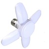 E27 LED Bulb Fan Blade Timing Lamp AC85-265V 28W Foldable
