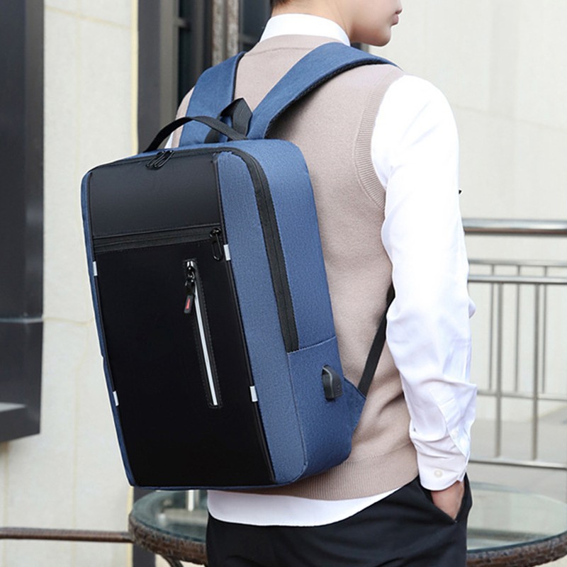 Portable Backpack Camping Travel Bag Business Daypack with USB Charging