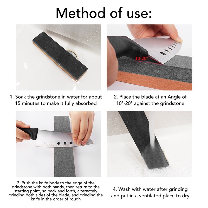 6PCS Knife Sharpening Stone 180 400 800 1200 2000 3000