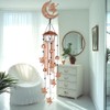 INFUNLY Fairies Wind Chimes for Outside 5.5"×5.4" Metal Windchime with
