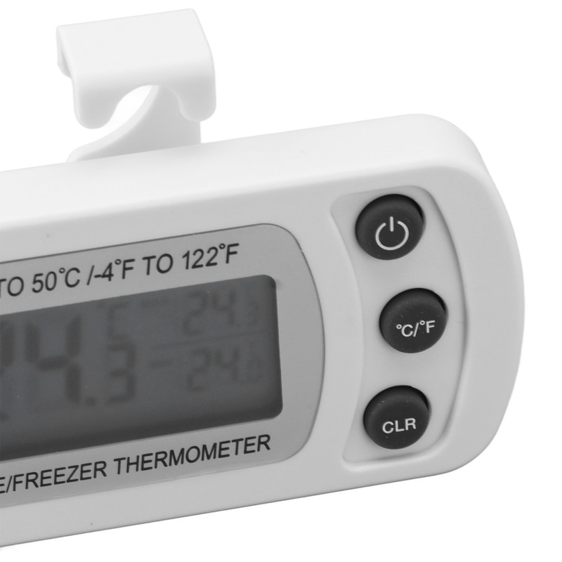 2Pcs Waterproof Digital Refrigerator Fridge Thermometer ‑20~50℃ Digital Freezer Thermometer