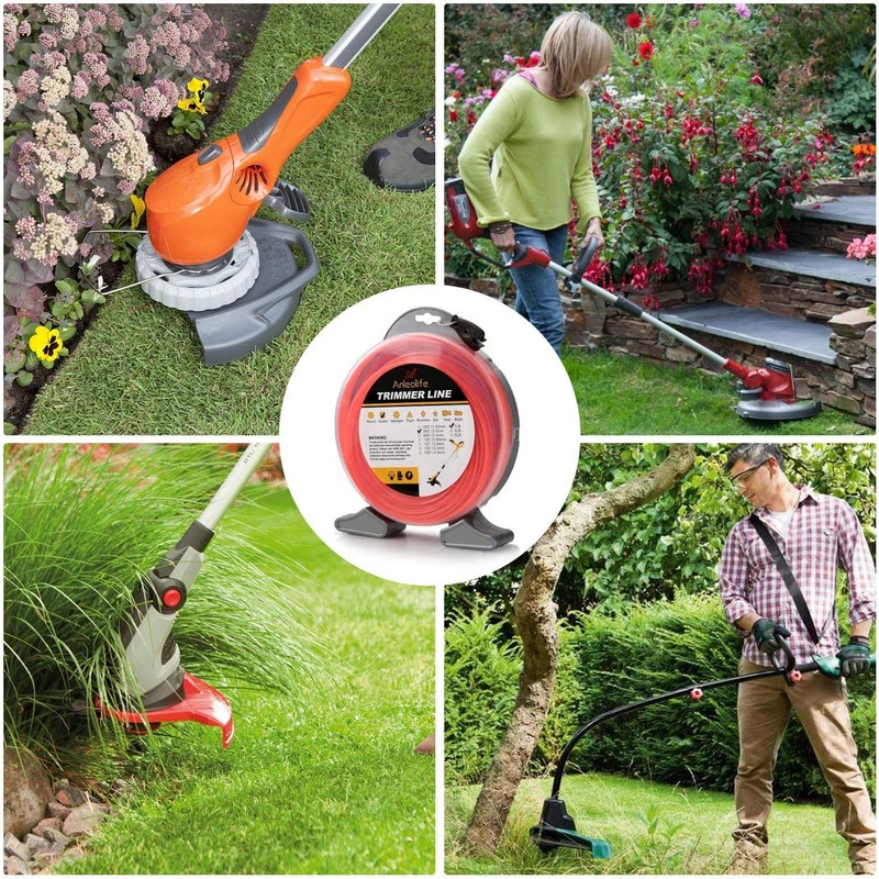 A ANLEOLIFE 5-Pound Heavy Duty Square .155-Inch-by-442-ft String Trimmer Line