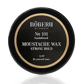Noeberu Moustache Wax Strong Hold Sandalwood 25 ml
