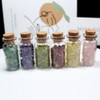 15Pcs Mini Wishing Bottles Chip Stone Set Crystal Tumbled Reiki