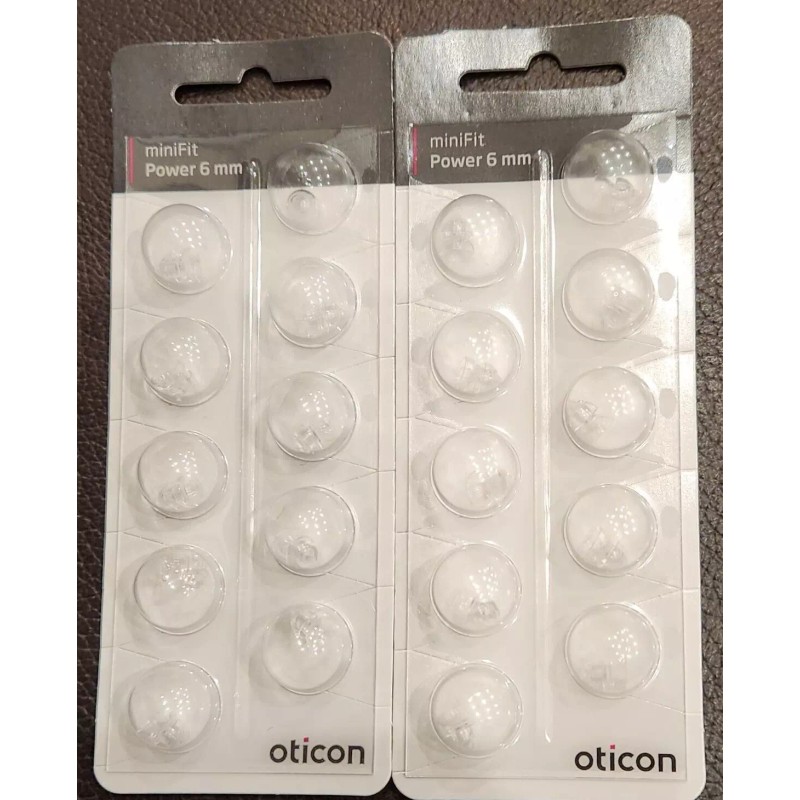 Oticon 2 Packs Oticon miniFit ( Power 6mm ) Domes