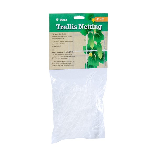 Hydrofarm HGN84 Flexible Polyethylene, 4 x 8', 6" Mesh Trellis