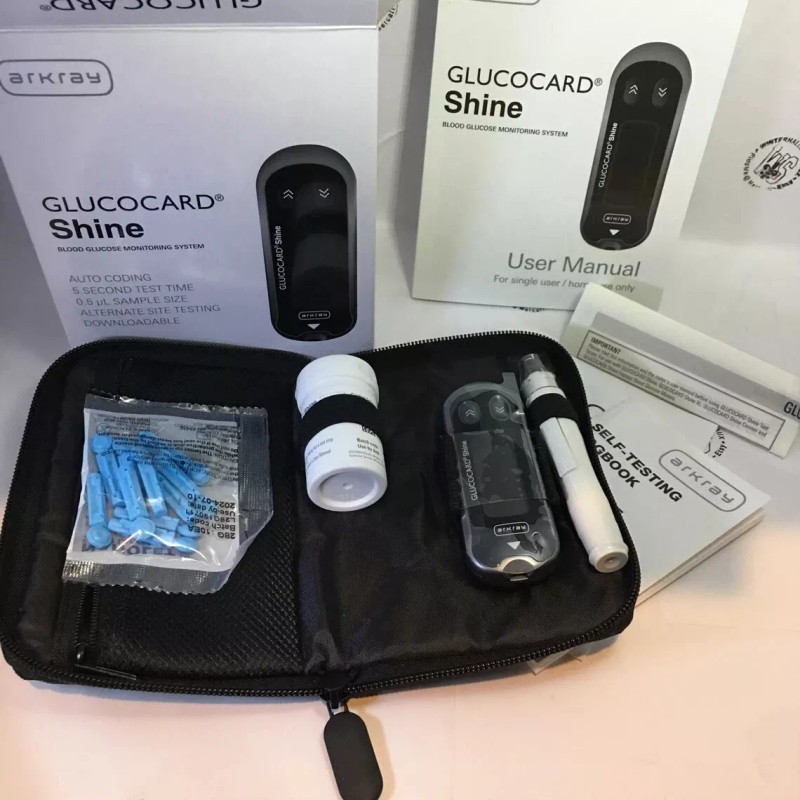 Arkray Glucocard Shine Blood Glucose Monitoring System | 5 Sec