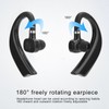 Wireless Bluetooth Headset Ear Hook with Charging Cable Call Reporting