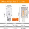 LeMeng 3W T10 Wedge Base RV 921 LED Light Bulb