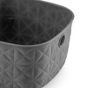 CURVER Softex 4x 3L Storage Baskets, 100 percent Recycled Material,