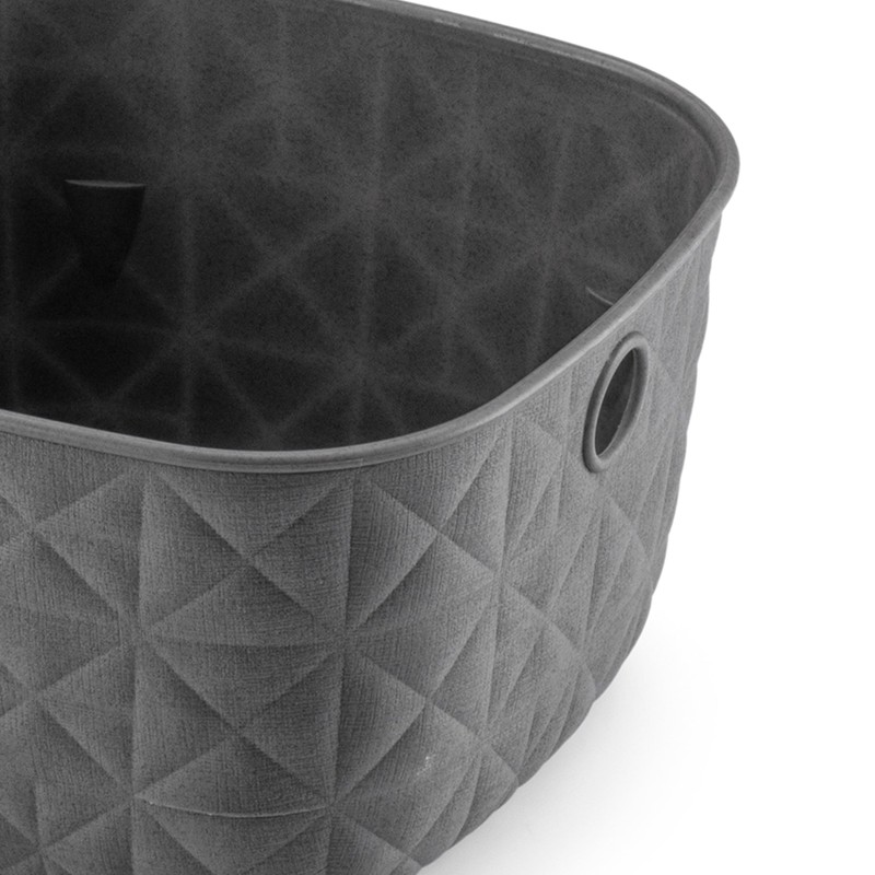 CURVER Softex 4x 3L Storage Baskets, 100 percent Recycled Material,