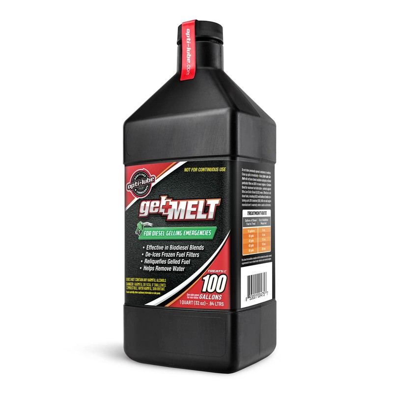 Opti-Lube Gel Melt Diesel Fuel Additive for Emergency Use: 1