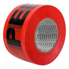 Cinta Delimitadora 'peligro', 304.8m, Truper, 12585 Color Rojo Peligro