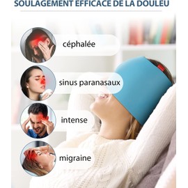Comfytemp Migraine Relief Cap, Reusable, Mask Migraine and Headaches, Against Migraines, Relieves Headaches, Fever, Eyes, Swelling, Sinusitis