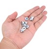 sourcing map Knurled Thumb Nuts, 25Pcs M4x0.7mm Iron Round Knobs