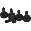 Precisiongeek - Flat Head Thumb Screws, 10mm Diameter (5, Aluminium