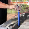 Bqweun Impact Ready Offset Extension Wrench, Tight Reach Extension Wrench