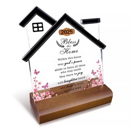 Bless This Home Sign-House Warming Gifts,New Home Ornament,Housewarming Gifts New Home,God Bless This Home Sign,Christian Home Decor-New Home Gift Ideas,Housewarming Gifts New Home for Women Friends