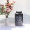 Stainless Black Large Urn for Human Ashes - Adult Keepsake