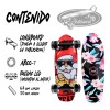 SK8 Longboard Tabla 68cm Ruedas Led (detalle Estetico)(saldo)